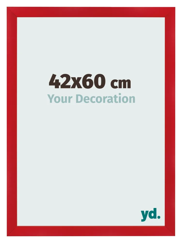 Bilderrahmen 42x60 cm - Rot - MDF - Pisa