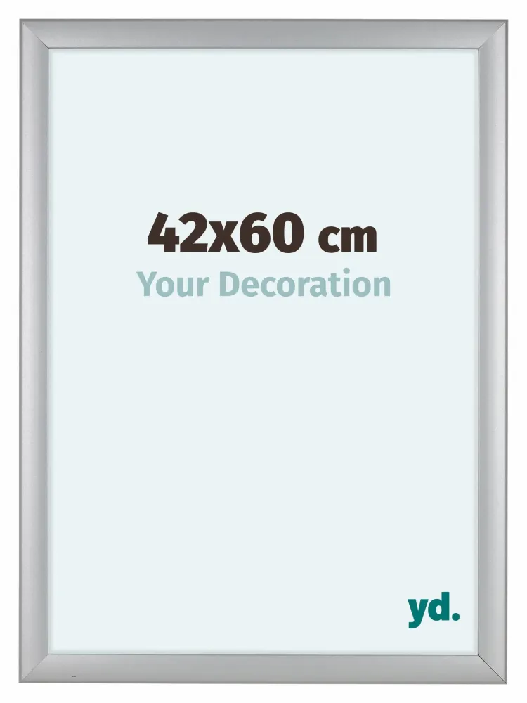 Bilderrahmen 42x60 cm - Silber Matt - MDF - Como