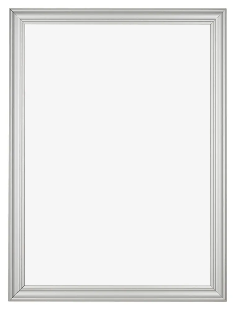 Bilderrahmen 42x60 cm - Silber Matt - MDF - Lazio
