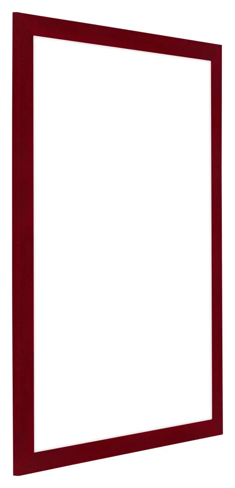 Bilderrahmen 42x60 cm - Weinrot Gewischt - MDF - Como