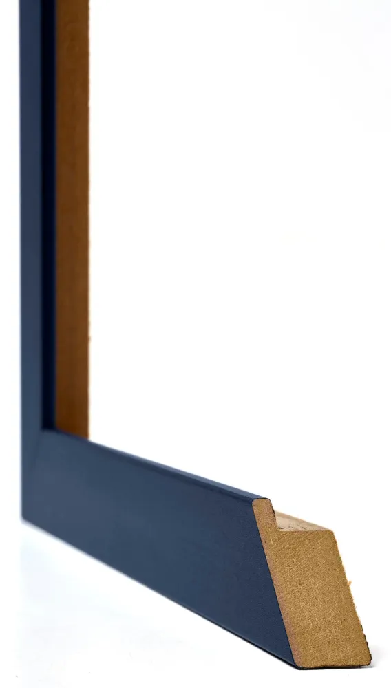 Bilderrahmen 45x45 cm - Dunkelblau Gewischt - MDF - Mura