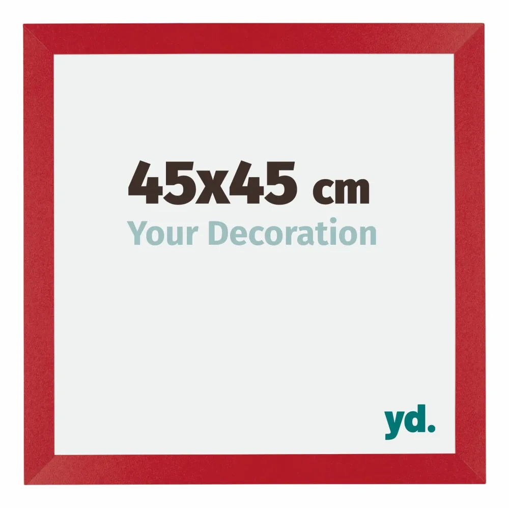 Bilderrahmen 45x45 cm - Rot - MDF - Mura