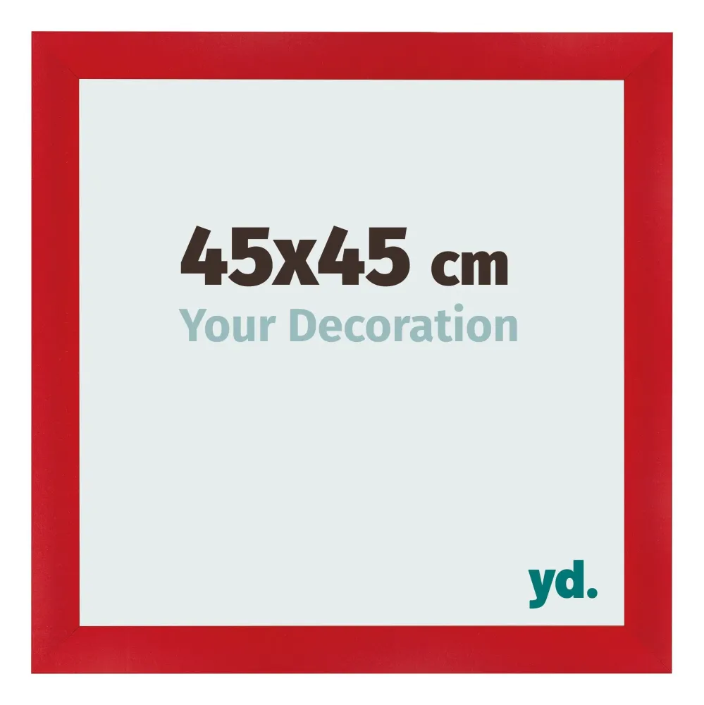 Bilderrahmen 45x45 cm - Rot - MDF - Pisa