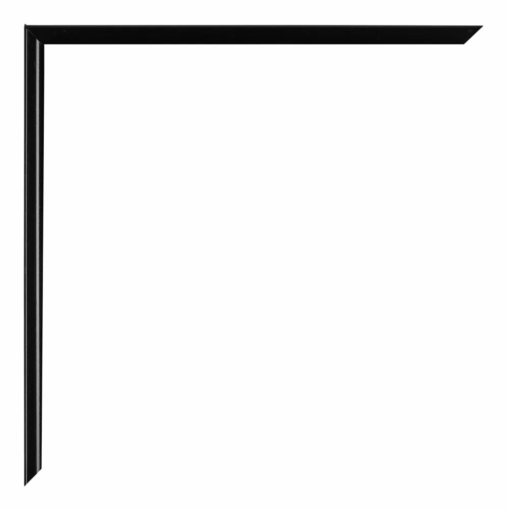Bilderrahmen 45x45 cm - Schwarz Hochglanz - Kunststoff - Evry