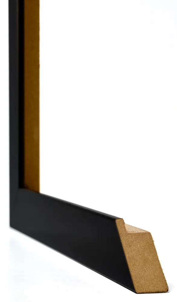 Bilderrahmen 45x45 cm - Schwarz Hochglanz - MDF - Mura