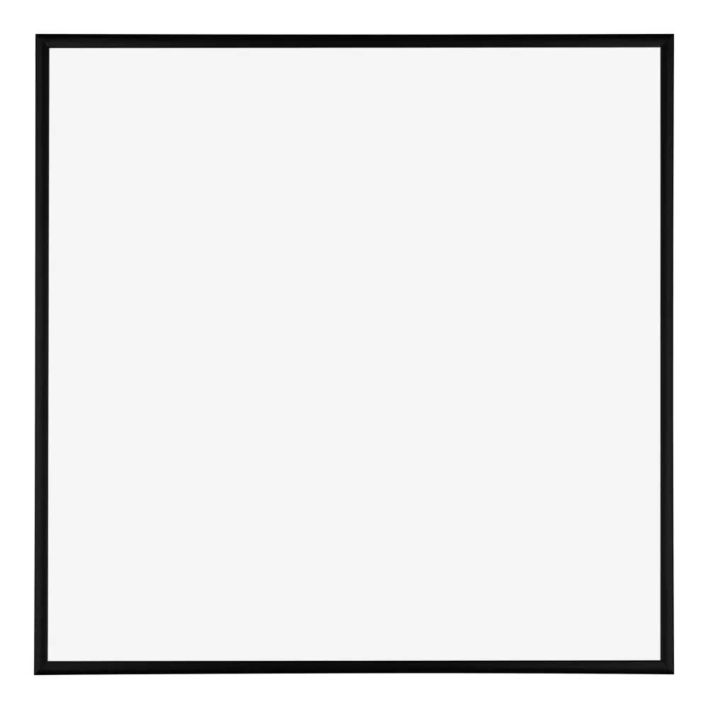 Bilderrahmen 45x45 cm - Schwarz Matt - Aluminium - Kent