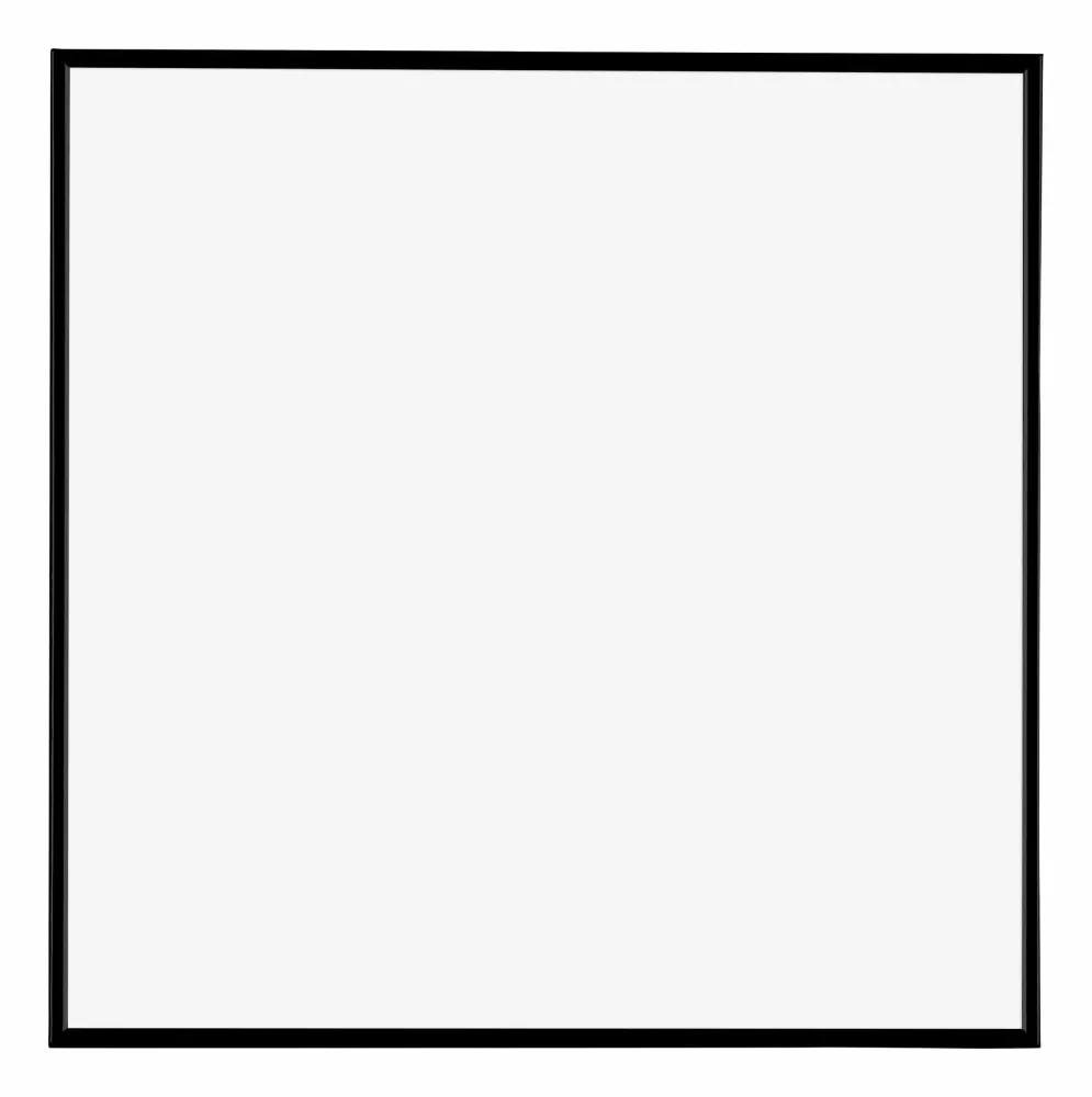 Bilderrahmen 45x45 cm - Schwarz Matt - Kunststoff - Evry