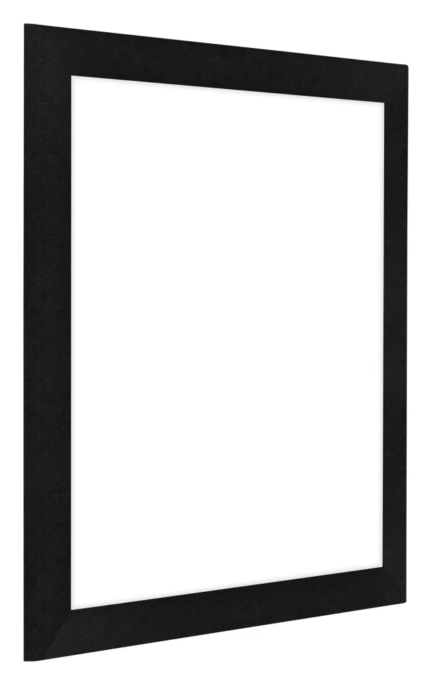 Bilderrahmen 45x45 cm - Schwarz Matt - MDF - Como