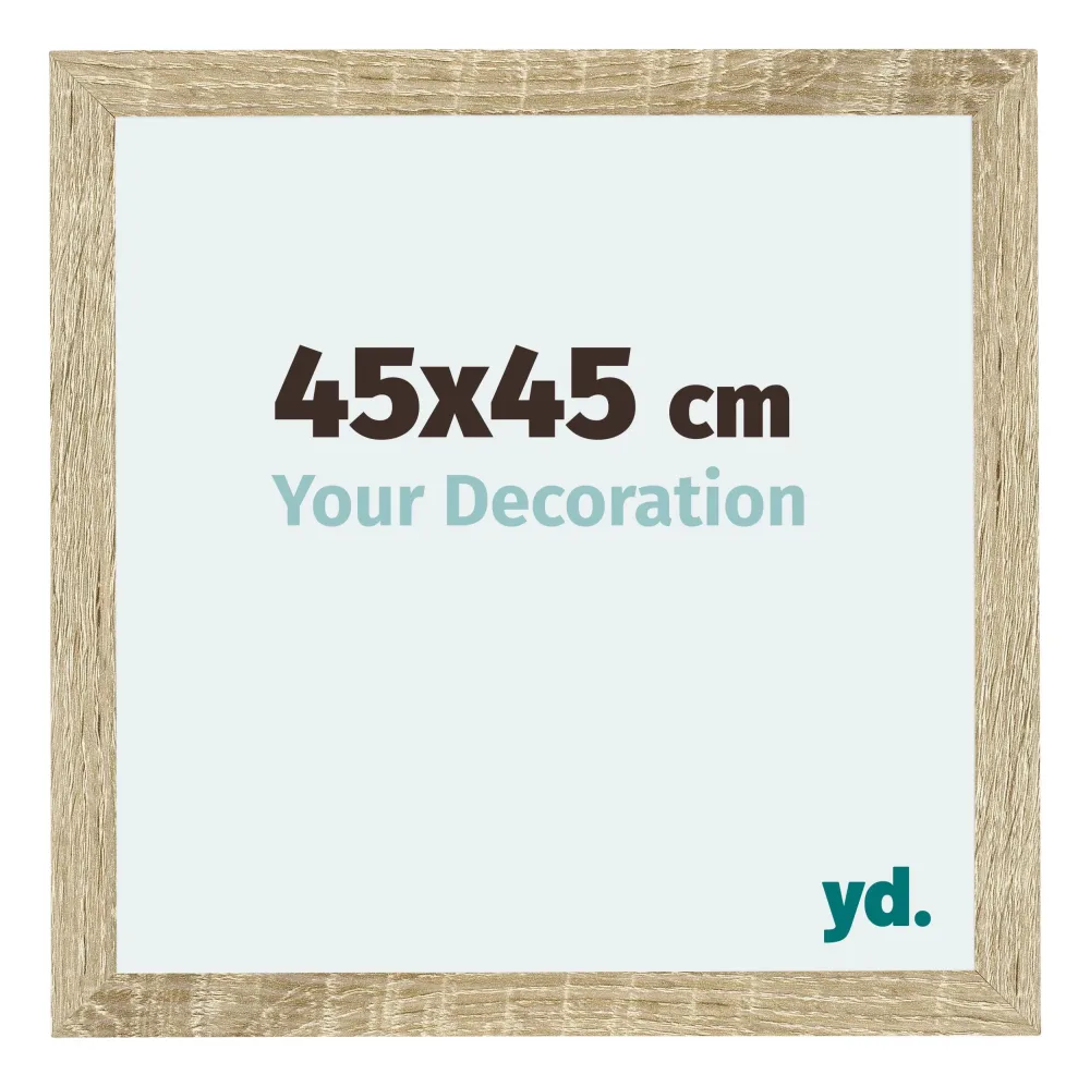 Bilderrahmen 45x45 cm - Sonoma Eiche - MDF - Mura