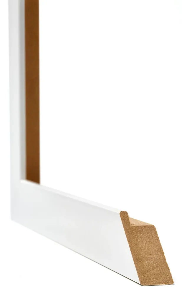 Bilderrahmen 45x45 cm - Weiss Hochglanz - MDF - Mura