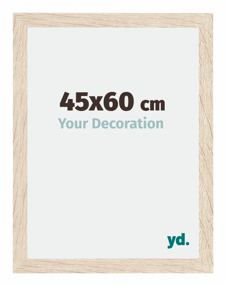 Bilderrahmen 45x60 cm - Eiche - MDF - Catania