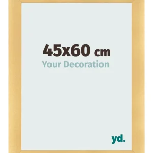 Bilderrahmen 45x60 cm - Gold Matt - MDF - Pisa