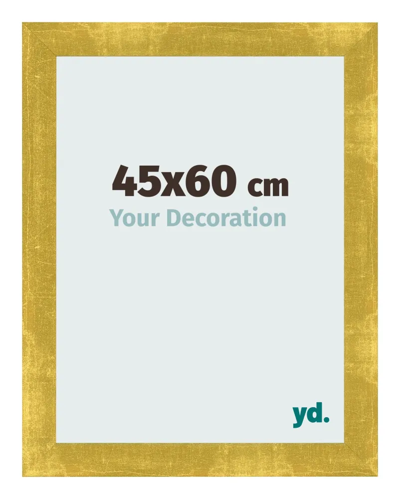 Bilderrahmen 45x60 cm - Gold Vintage - MDF - Pisa