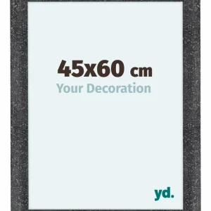Bilderrahmen 45x60 cm - Grau Gewischt - MDF - Como