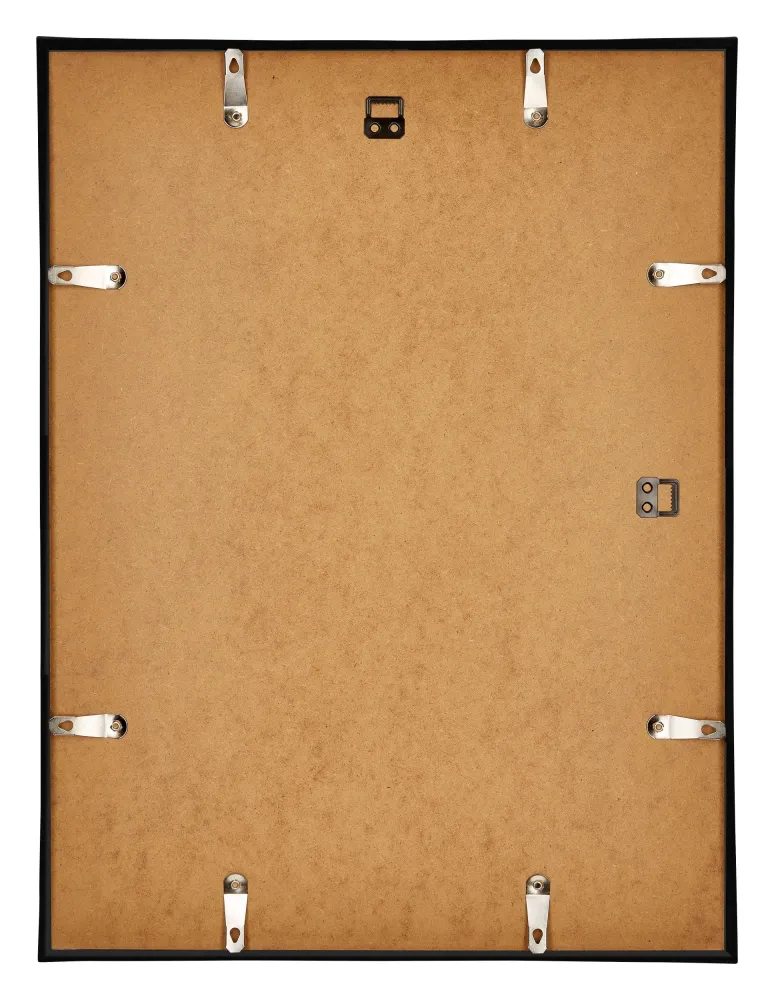 Bilderrahmen 45x60 cm - Schwarz Hochglanz - Kunststoff - Annecy