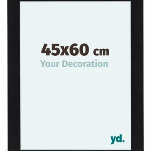 Bilderrahmen 45x60 cm - Schwarz Matt - MDF - Como