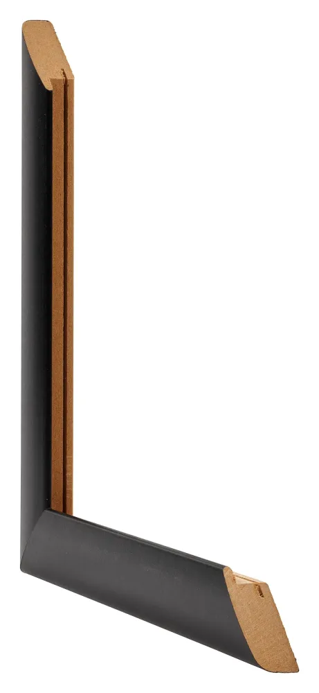 Bilderrahmen 45x60 cm - Schwarz Matt - MDF - Como