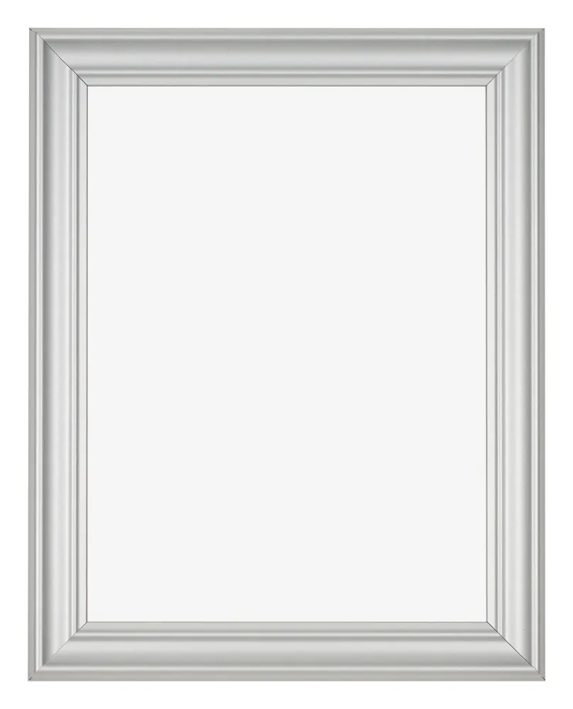 Bilderrahmen 45x60 cm - Silber Matt - MDF - Lazio