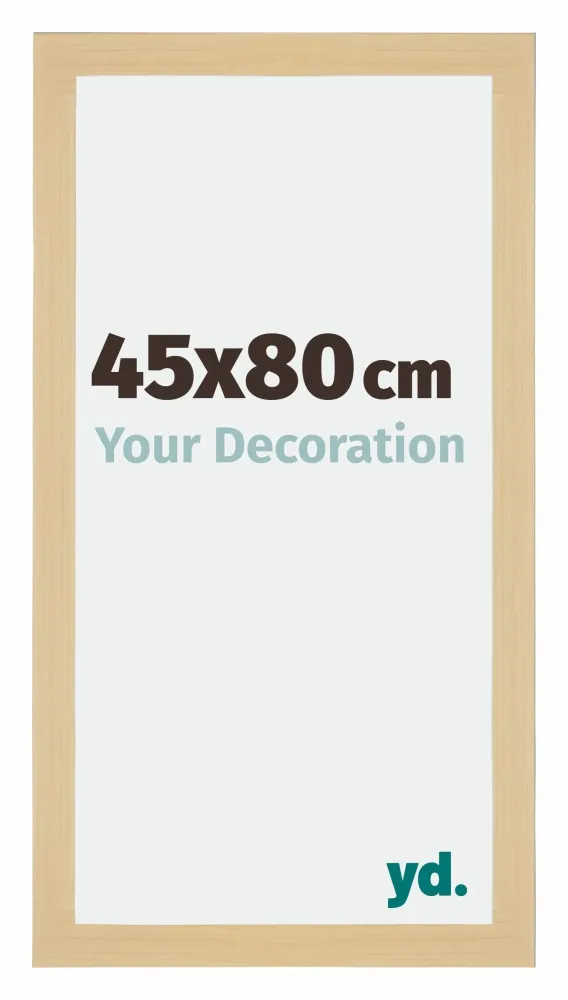 Bilderrahmen 45x80 cm - Ahorn Dekor - MDF - Mura