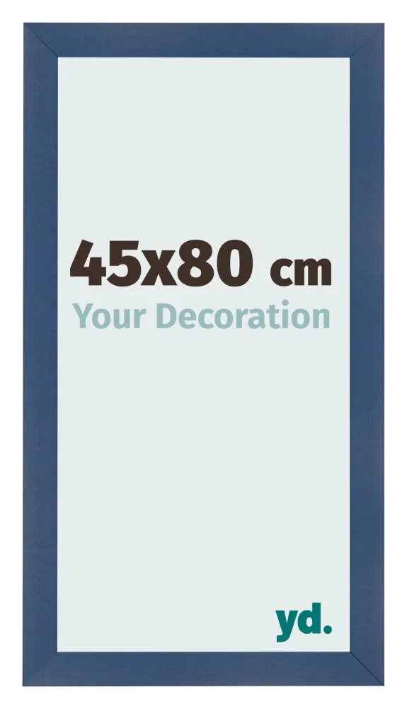 Bilderrahmen 45x80 cm - Dunkelblau Gewischt - MDF - Pisa