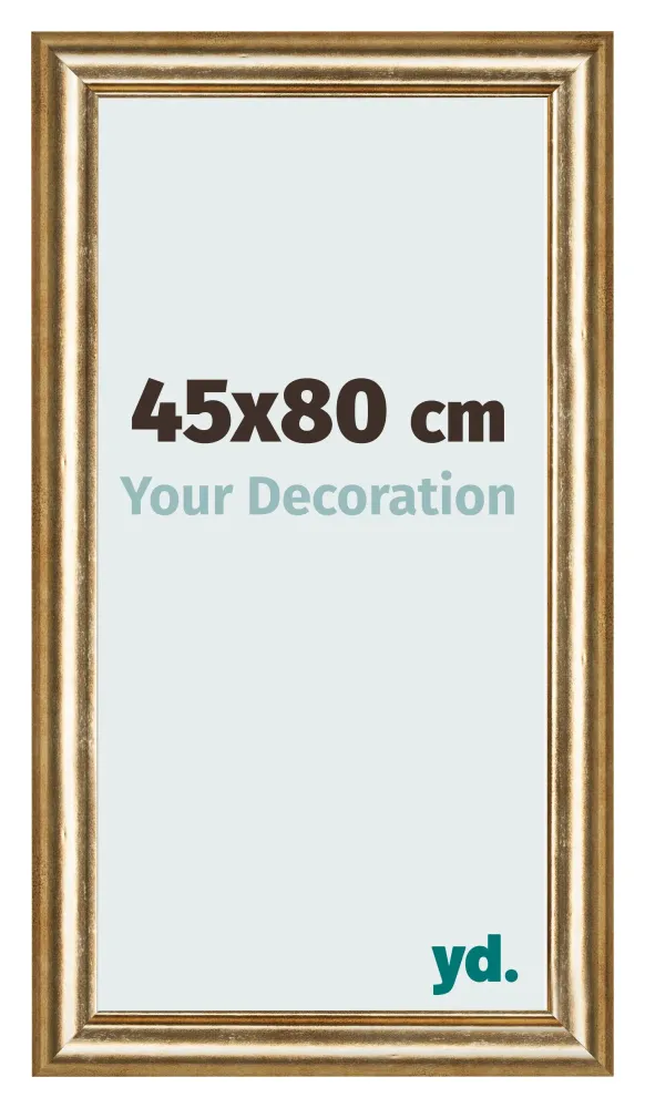 Bilderrahmen 45x80 cm - Gold Antik - MDF - Lazio