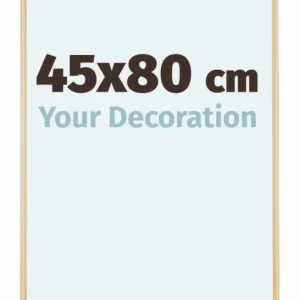 Bilderrahmen 45x80 cm - Gold Vintage - Aluminium - Kent