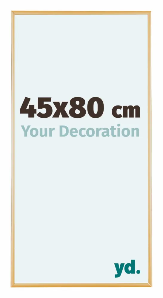 Bilderrahmen 45x80 cm - Gold Vintage - Aluminium - Kent