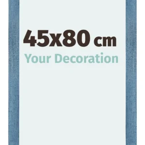 Bilderrahmen 45x80 cm - Hellblau Gewischt - MDF - Mura