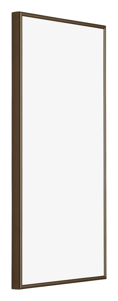 Bilderrahmen 45x80 cm - Nussbaum Struktur - Aluminium - New York
