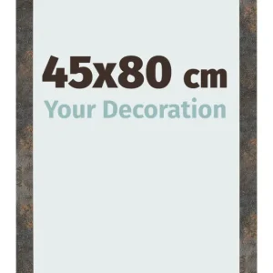 Bilderrahmen 45x80 cm - Oxidiertes Metall - MDF - Bologna