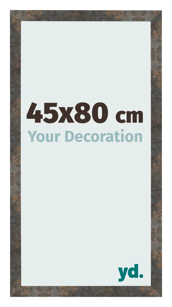 Bilderrahmen 45x80 cm - Oxidiertes Metall - MDF - Bologna