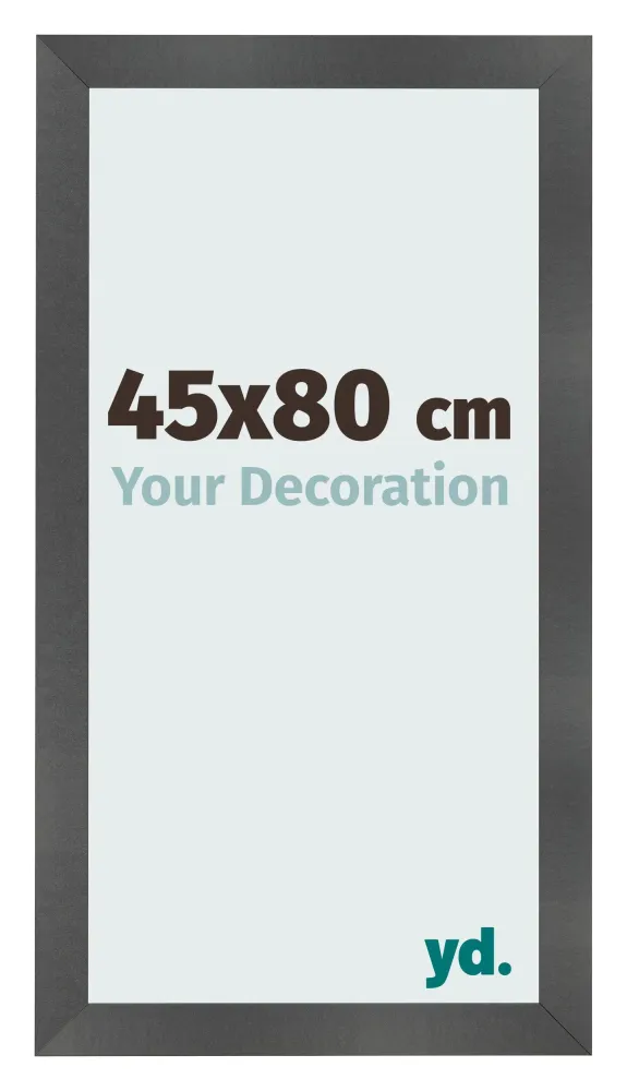 Bilderrahmen 45x80 cm - Schwarz Matt - MDF - Pisa