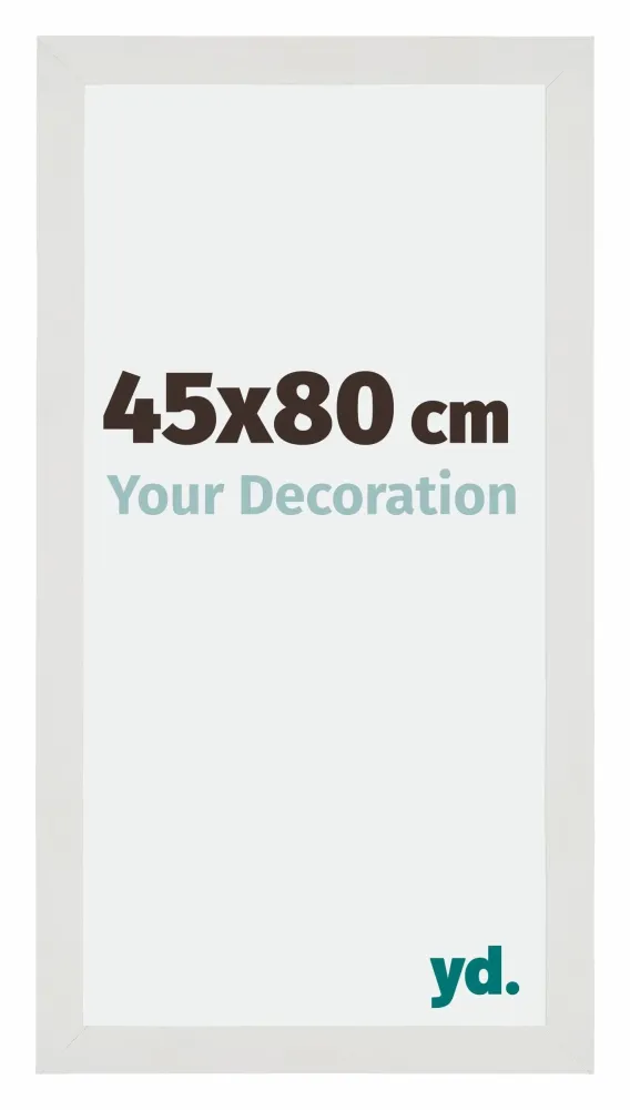 Bilderrahmen 45x80 cm - Weiss Matt - MDF - Mura