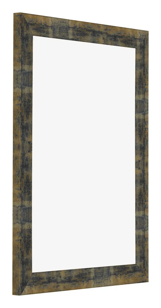 Bilderrahmen 46x61 cm - Blau Gold Meliert - MDF - Pisa
