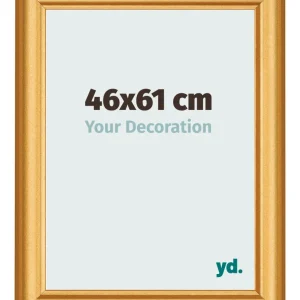 Bilderrahmen 46x61 cm - Gold Matt - MDF - Lazio