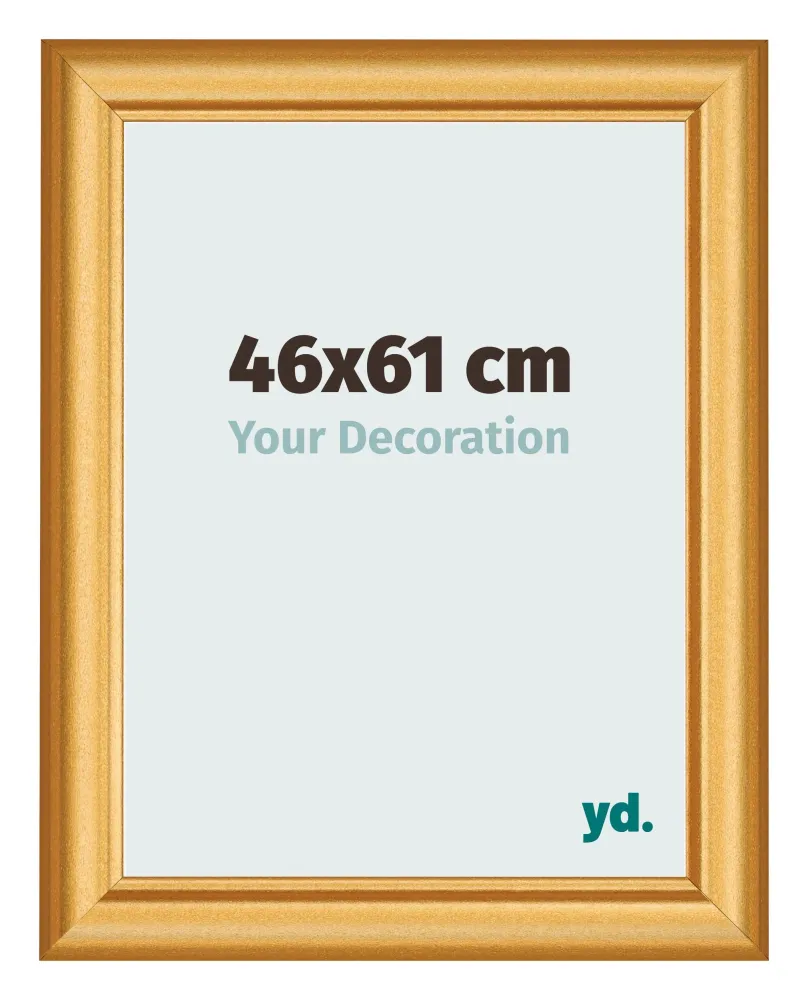 Bilderrahmen 46x61 cm - Gold Matt - MDF - Lazio