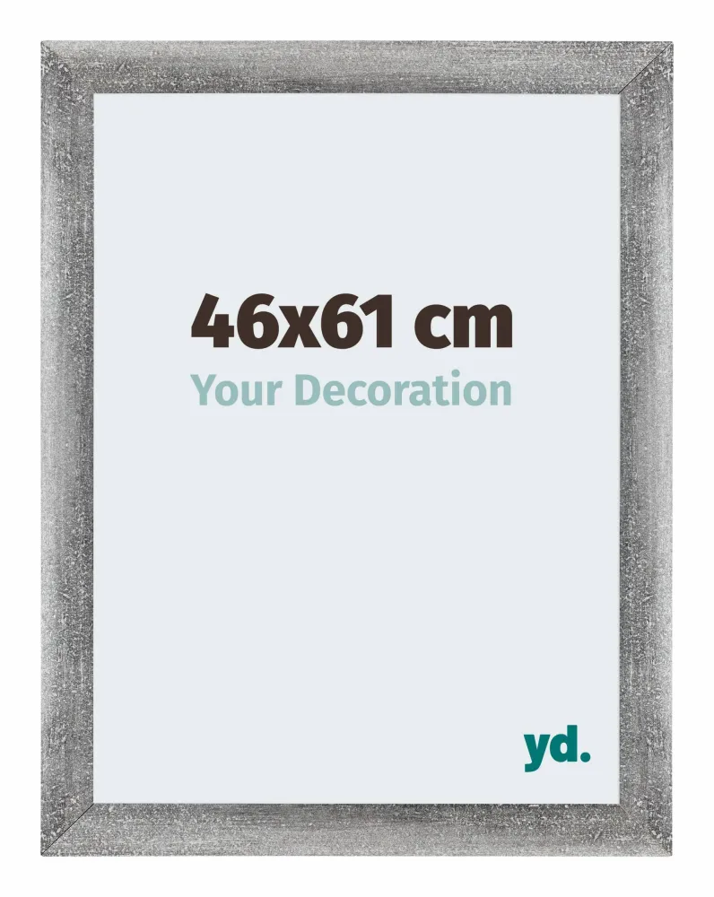 Bilderrahmen 46x61 cm - Grau Gewischt - MDF - Mura