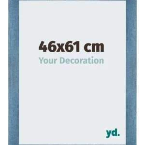 Bilderrahmen 46x61 cm - Hellblau Gewischt - MDF - Mura