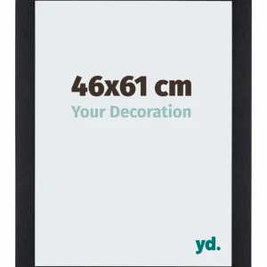 Bilderrahmen 46x61 cm - Schwarz Matt - MDF - Mura