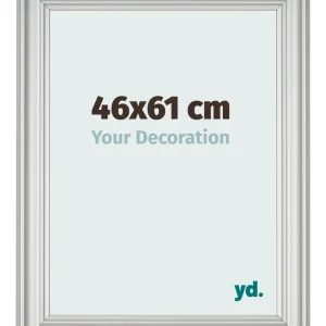 Bilderrahmen 46x61 cm - Silber Matt - MDF - Lazio