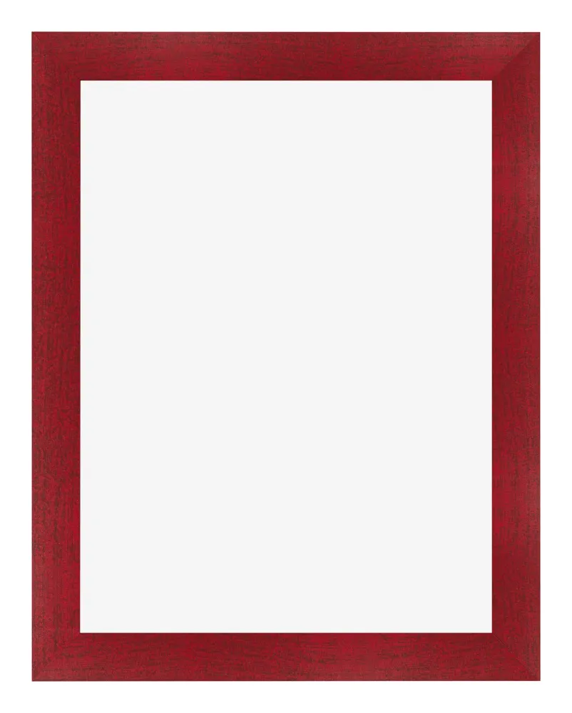 Bilderrahmen 46x61 cm - Weinrot Gewischt - MDF - Pisa