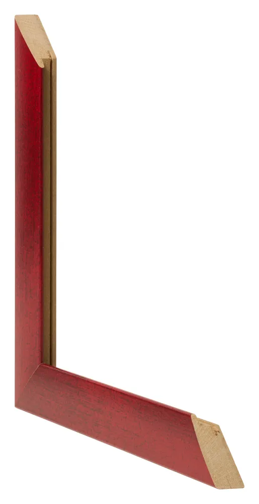 Bilderrahmen 46x61 cm - Weinrot Gewischt - MDF - Pisa