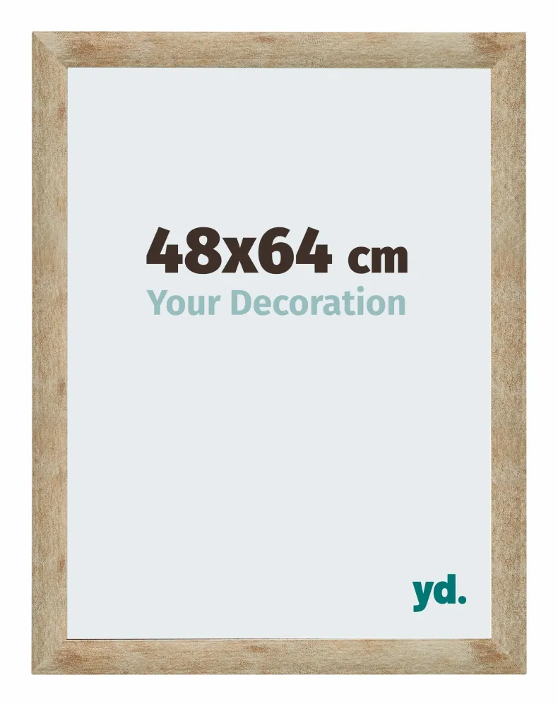 Bilderrahmen 48x64 cm - Gold - MDF - Catania
