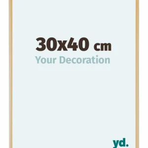 Bilderrahmen 48x64 cm - Gold Vintage - Aluminium - Kent