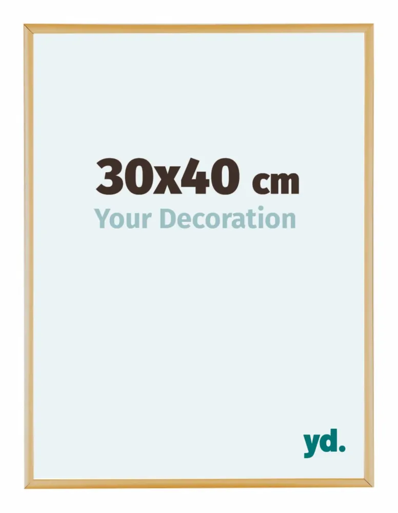 Bilderrahmen 48x64 cm - Gold Vintage - Aluminium - Kent