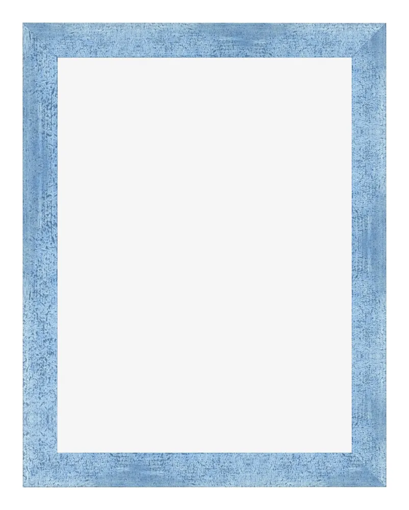 Bilderrahmen 48x64 cm - Hellblau Gewischt - MDF - Pisa