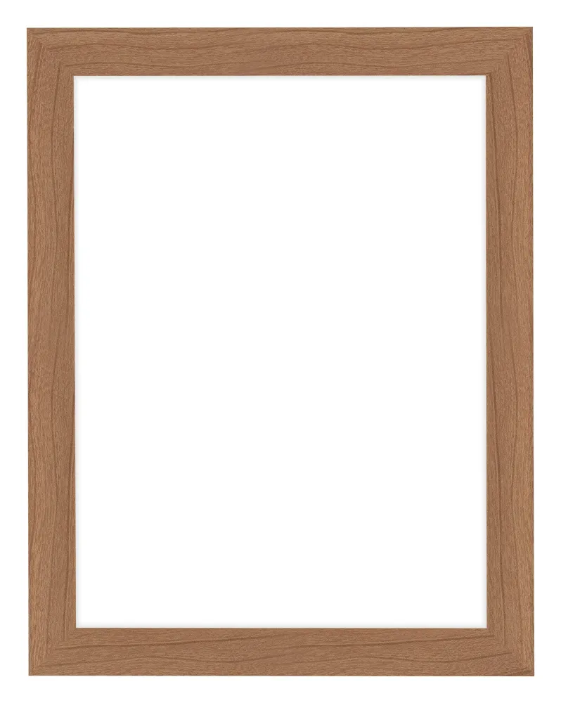 Bilderrahmen 48x64 cm - Nussbaum Hell - MDF - Como