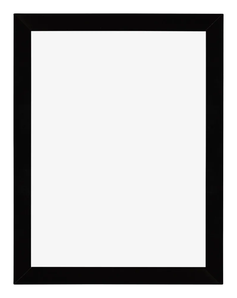 Bilderrahmen 48x64 cm - Schwarz Hochglanz - MDF - Mura