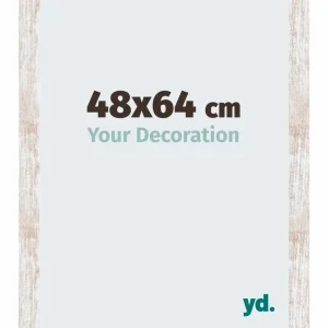 Bilderrahmen 48x64 cm - White Wash - MDF - Catania