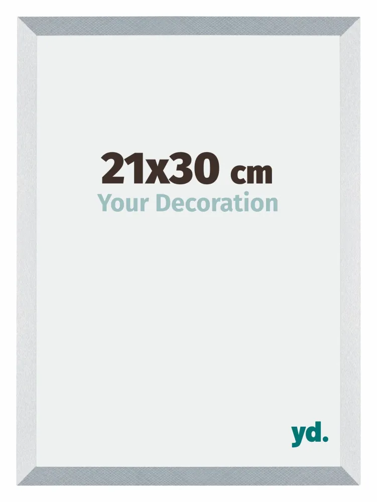 Bilderrahmen 48x67 cm - Aluminium - Gebürstet - MDF - Mura